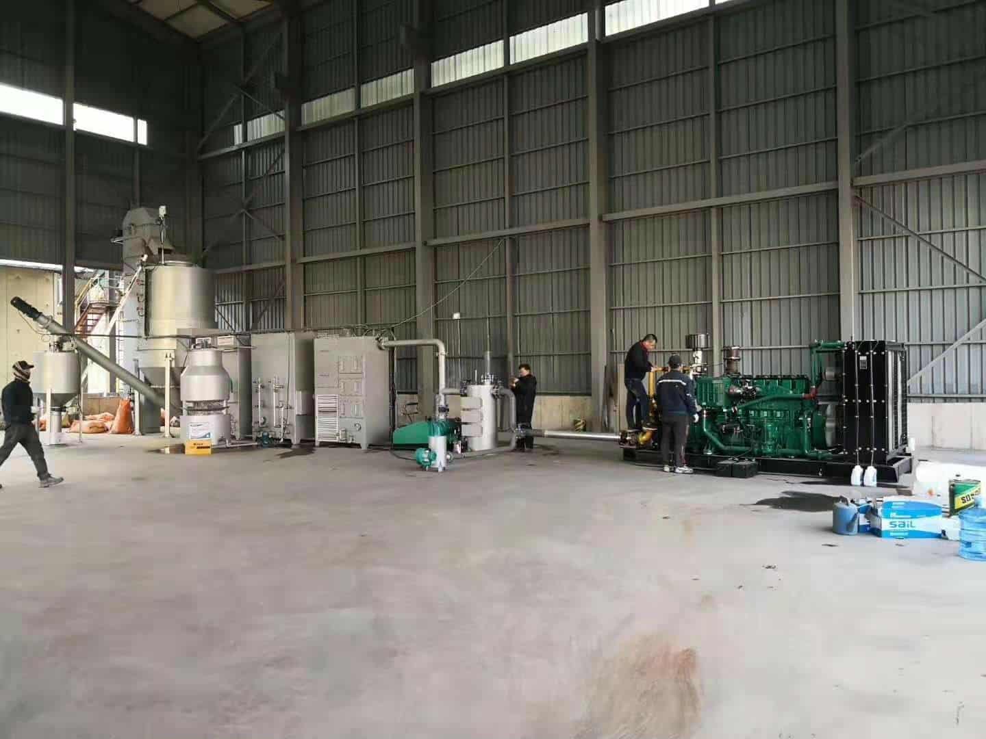 Industrial park with pyrolysis furnace in Korea